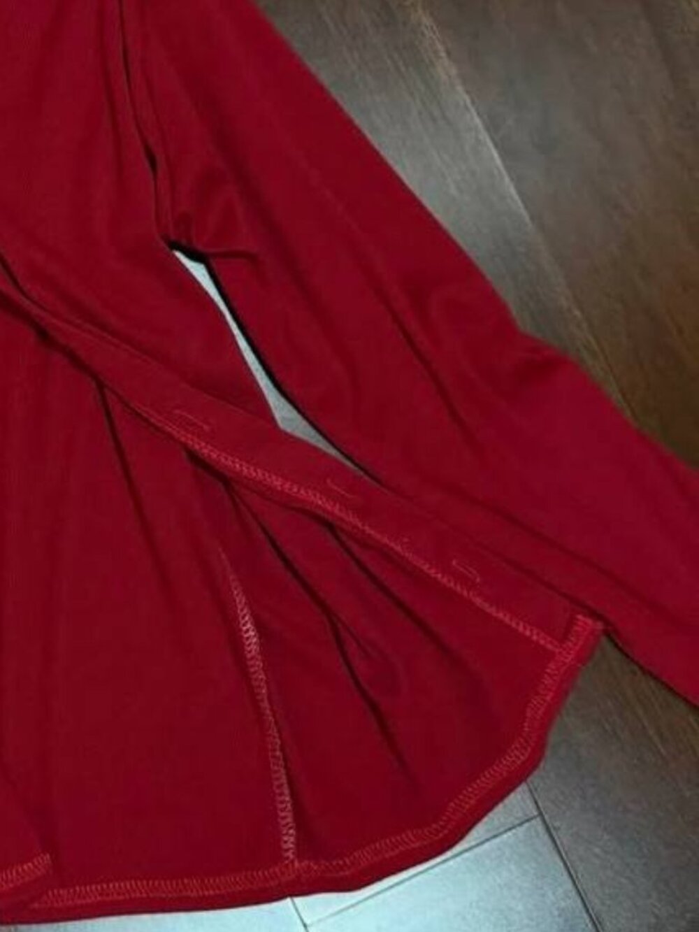 Red Button Cardigan - Picture 3 of 3